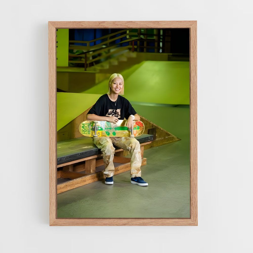 Poster Aori nishimura – affiche Skateboard (vue 4)